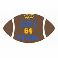 Football Yard Sign