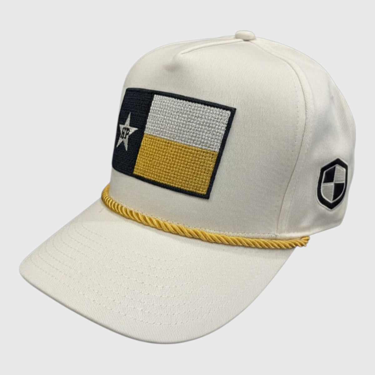 Cap - Embroidered Flag with Gold Rope