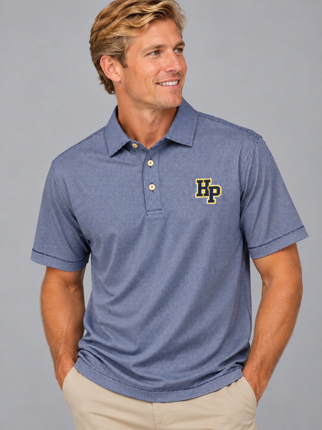 Polo - Peter Millar Tiny Houndstooth