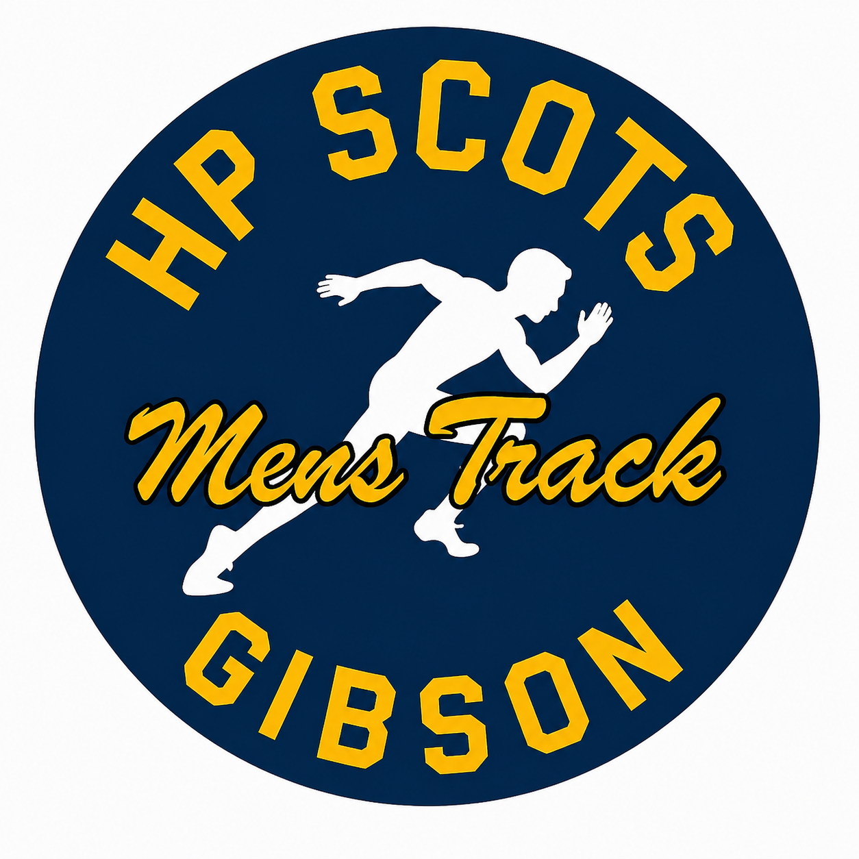 Mens Track & Cross Country Yard Sign
