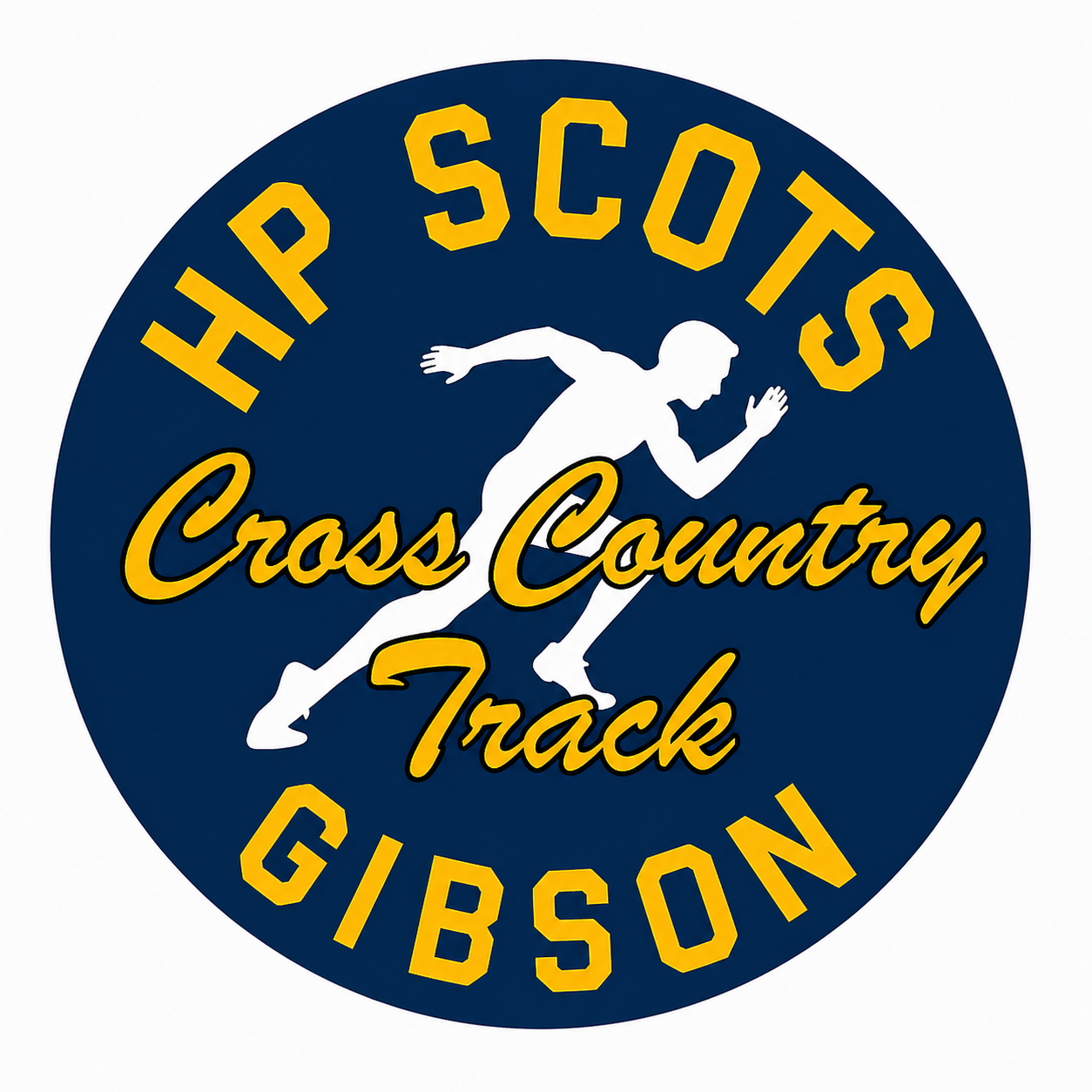 Mens Track & Cross Country Yard Sign