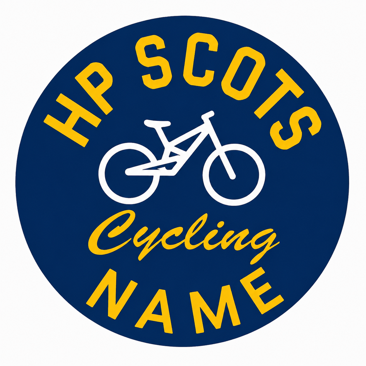 Cycling Yard Sign
