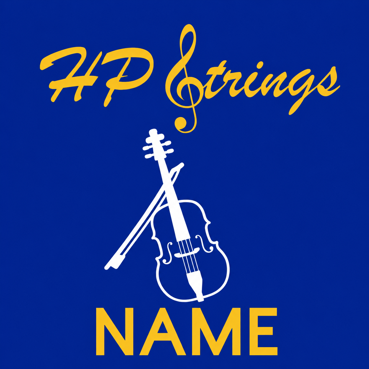 Band & Strings Yard Sign