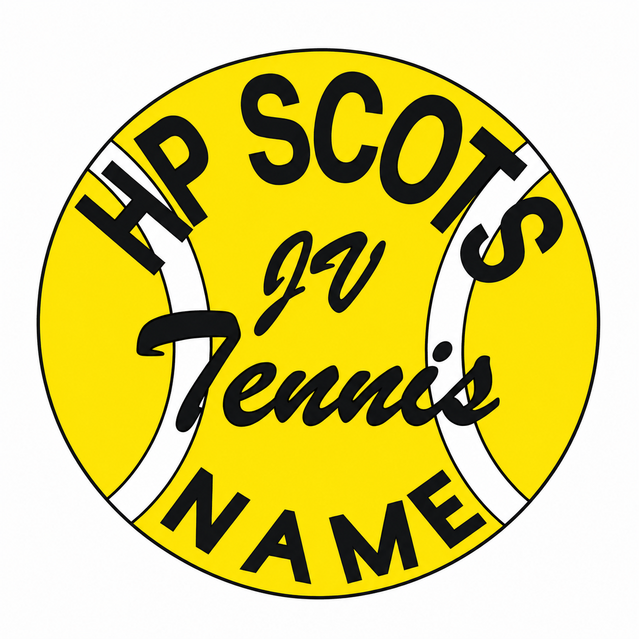 Tennis Yard Sign