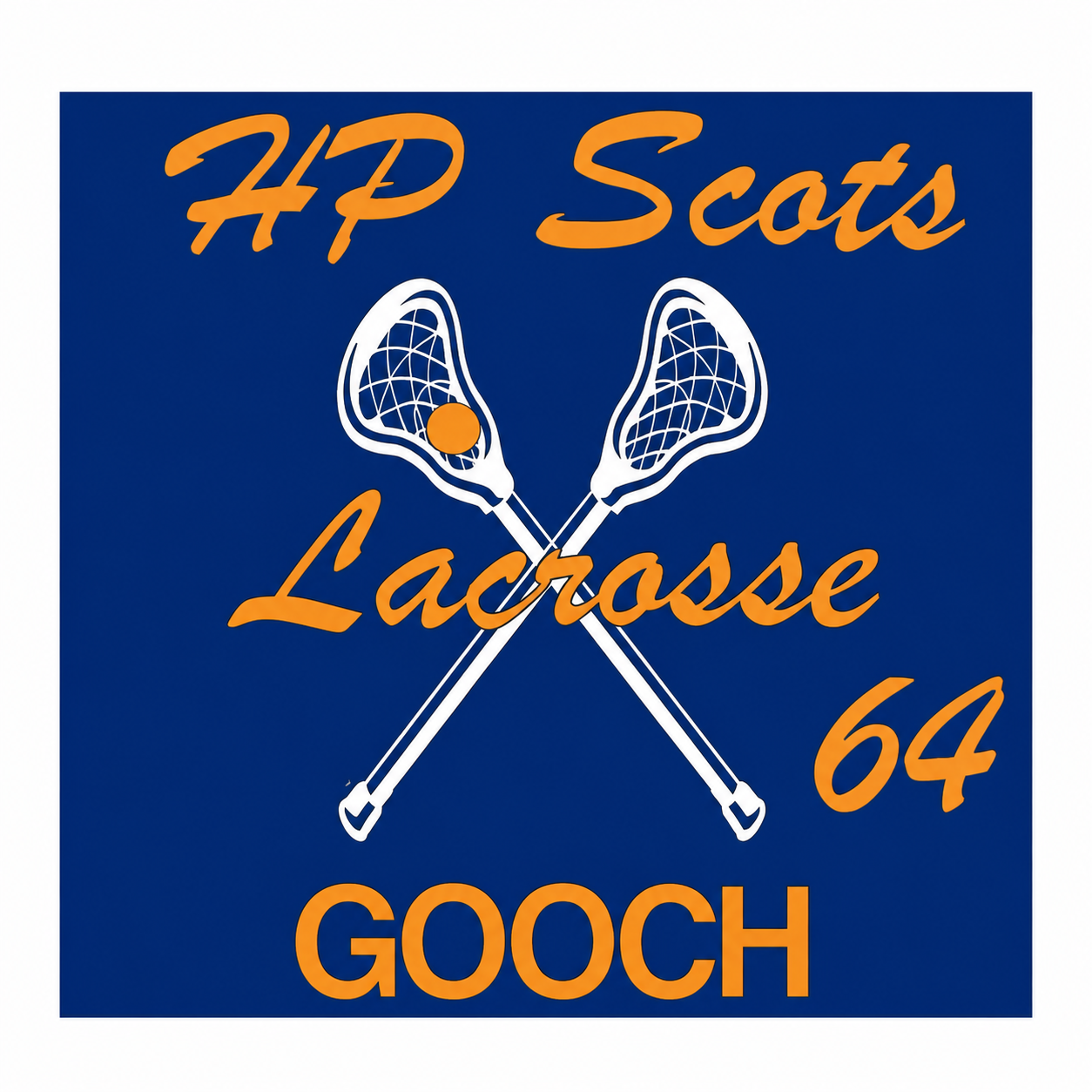 Girls Lacrosse Yard Sign