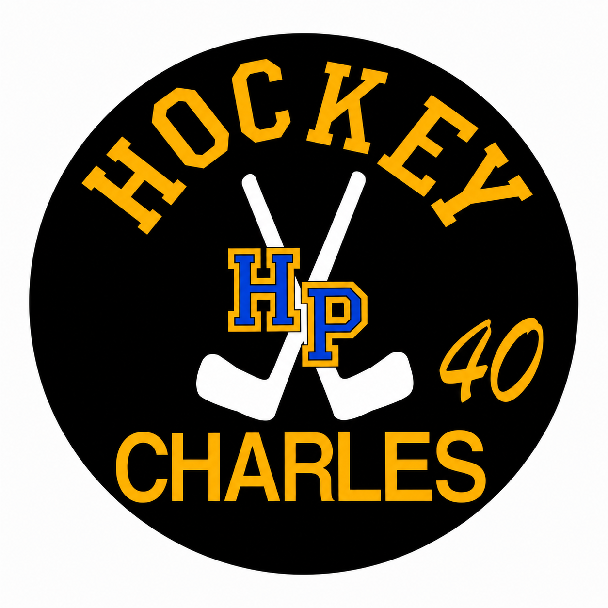 Hockey Yard Sign