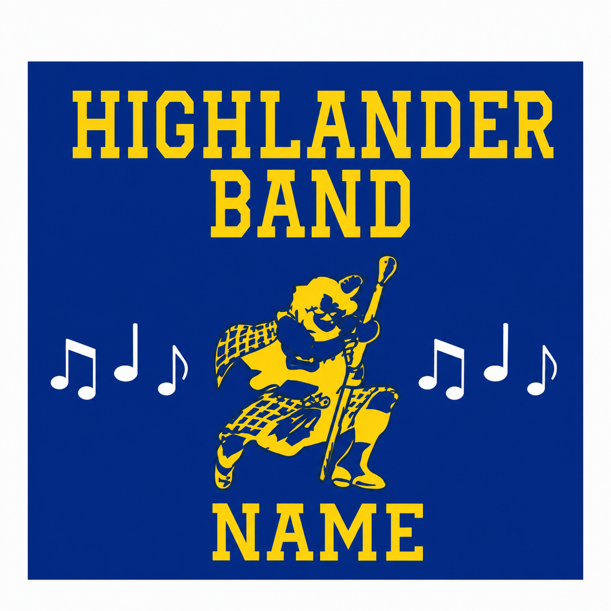Band & Strings Yard Sign