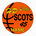 Girls Basketball Yard Sign