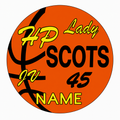 JV Basketball Girls Yard Sign