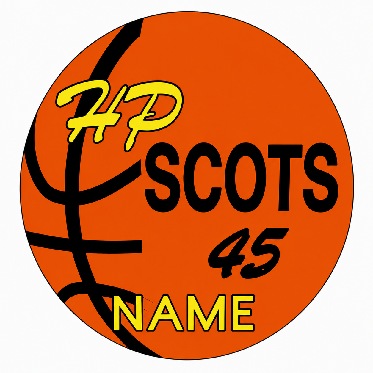 Boys Basketball Yard Sign